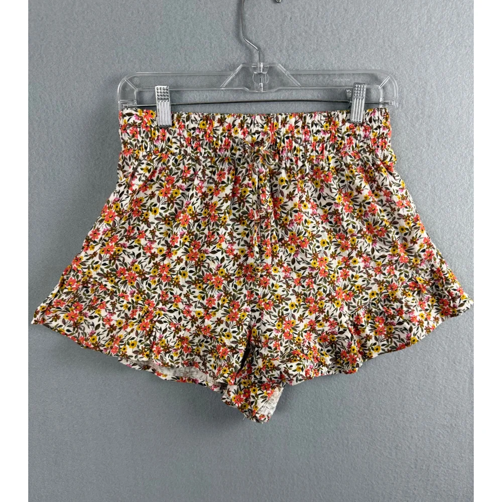 Wild Fable Shorts Women's Small Floral Print Shorts Drawstring Casual Beachwear